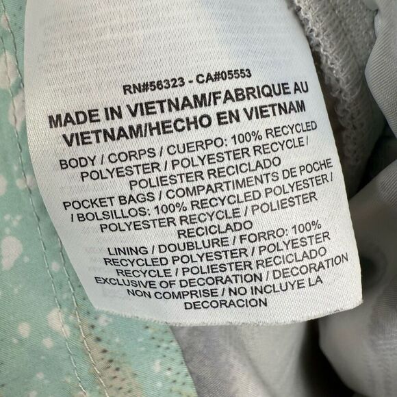 Nike Dri Fit Mens Size Large Drawstring Waist Swim Trunks Shorts Blue Brown - Picture 4 of 7